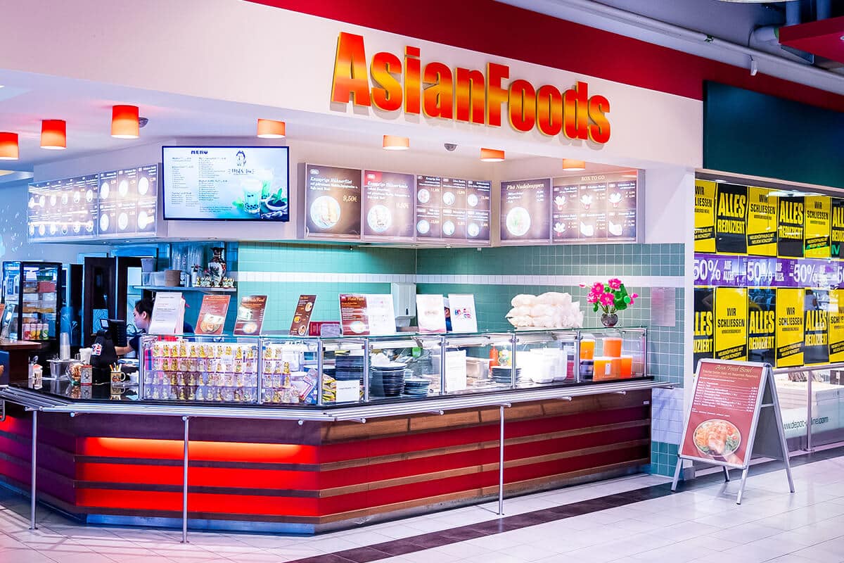 Eingangsbereich zu AsianFoods