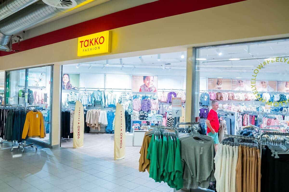 Eingangsbereich zu Takko