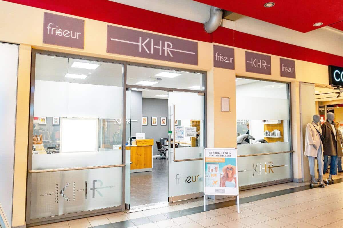 Eingangsbereich zu KHR friseur