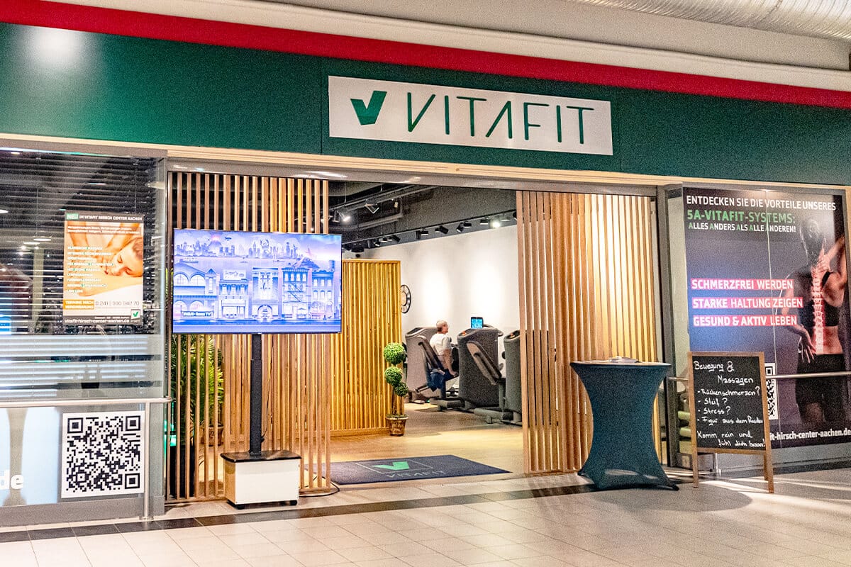 Eingangsbereich zu Vitafit