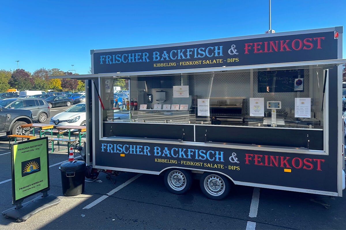 Backfisch und Kibbeling Stand